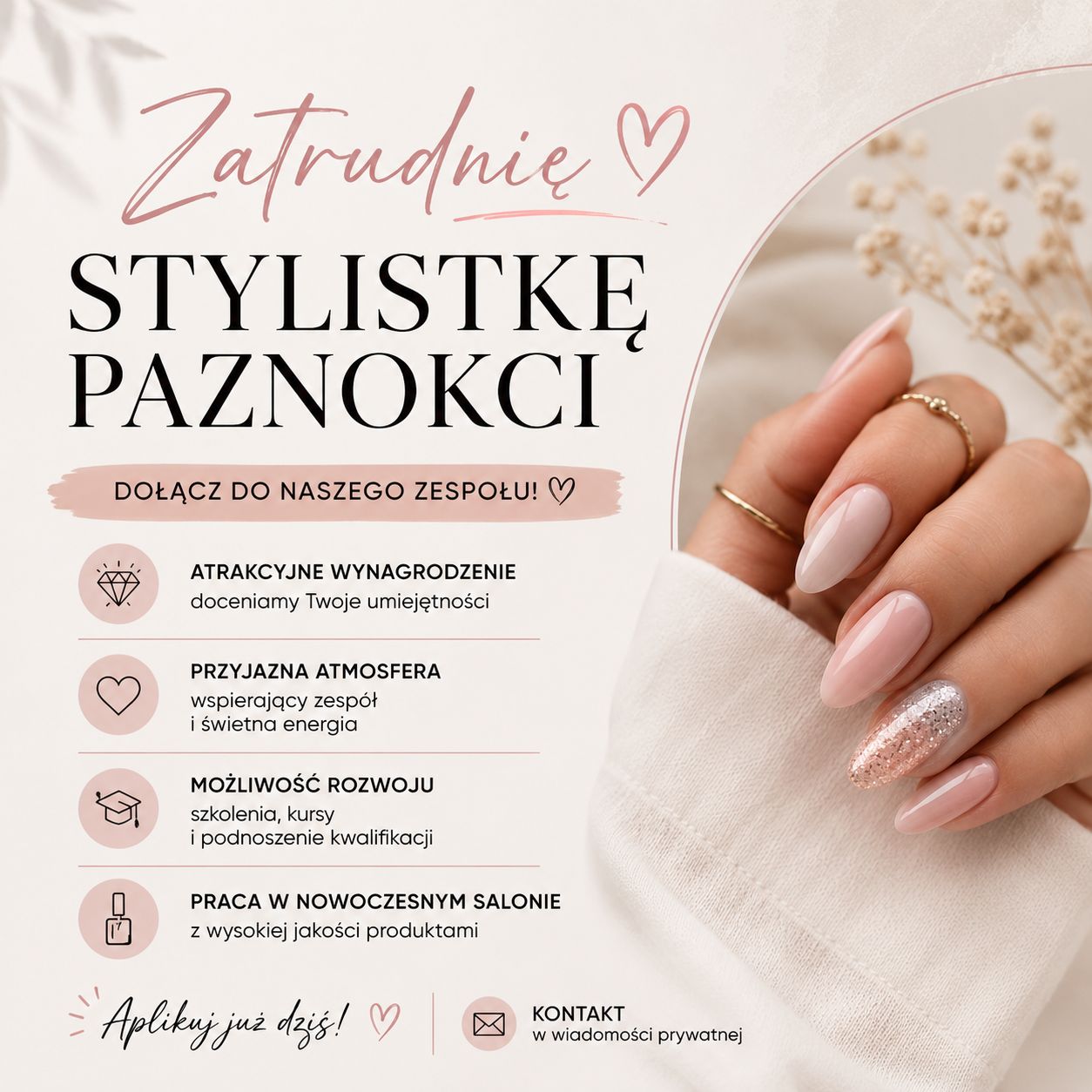 Stylizacja paznokci Bytom - Manicure Hybrydowy
